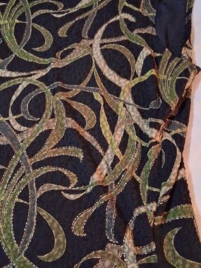 Studio C Black and Gold Metallic Top 22/24 260871
